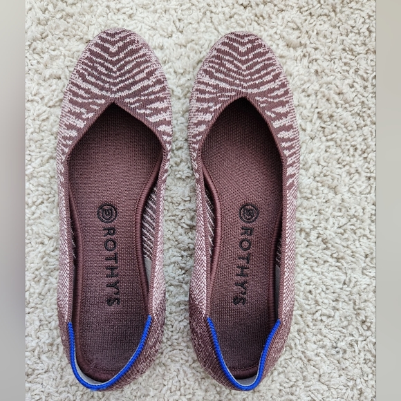 Rothy's Shoes - Rothy's Desert Metallic Flats Size 9
